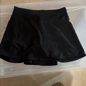 Lululemon Black Pace Rival Skort-Long
